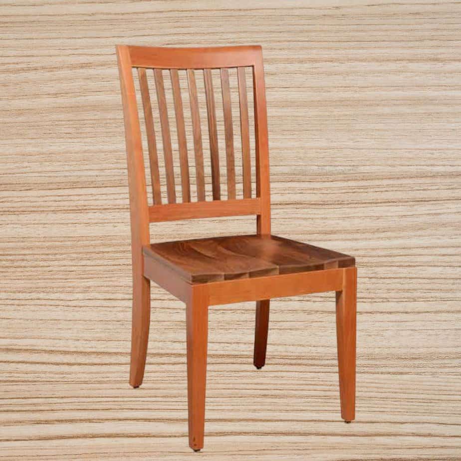 wood slat chairs