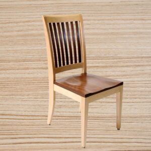 wood slat chairs