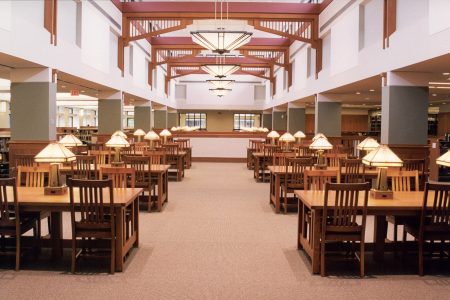 library wood chairs