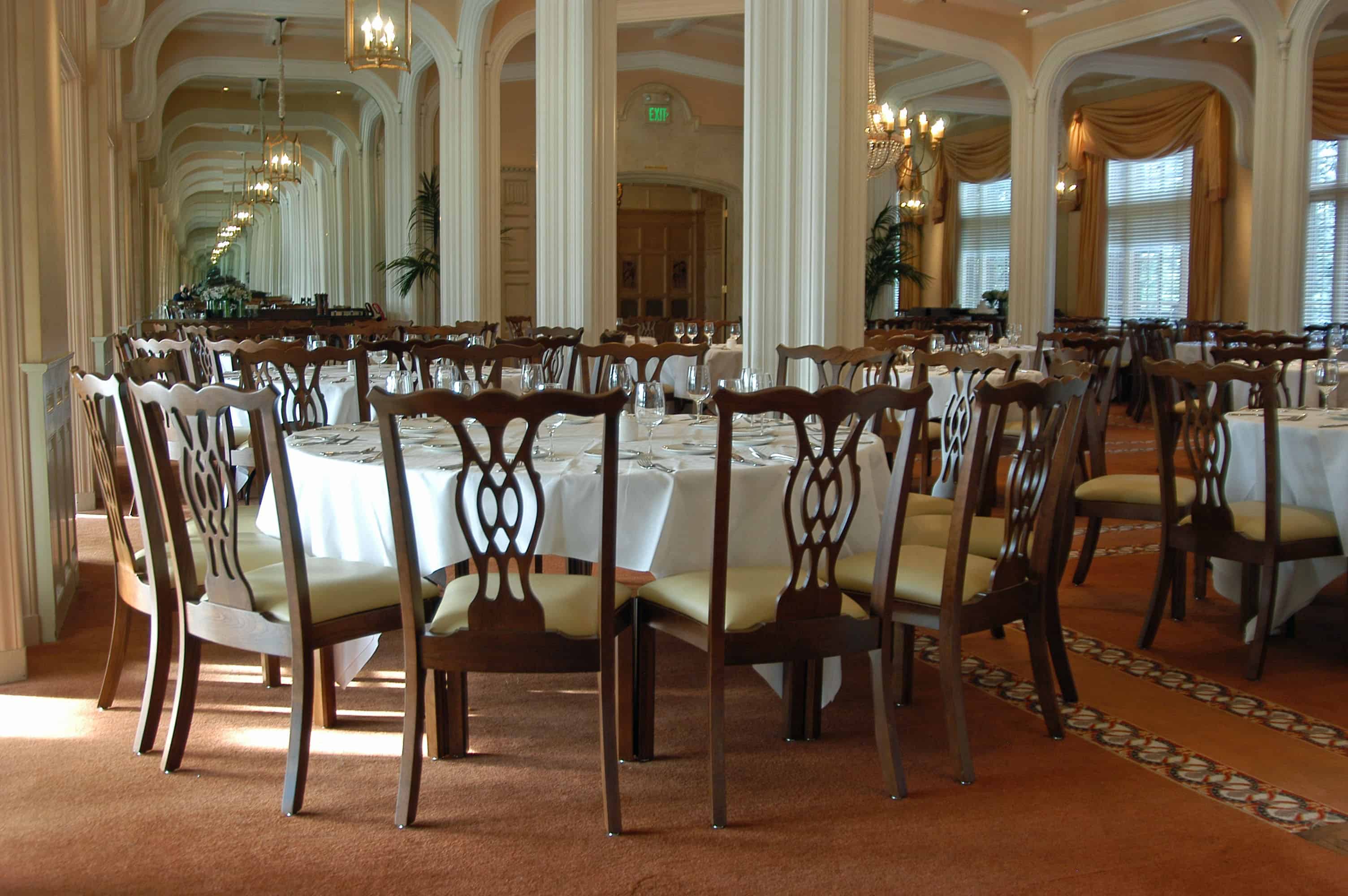 country club dining chairs
