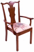 Victorian stacking arm chair