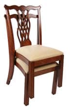 Claremont stacking hardwood chair