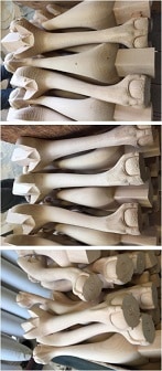 stacking wooden chair