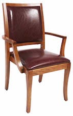 stacking arm chair