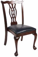 stacking ball and claw dining chair
