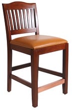 wooden bar stool