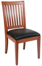 wood library chair
