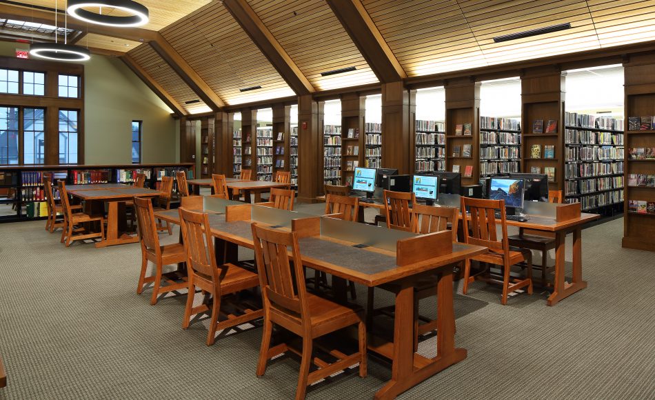 How to select library furniture