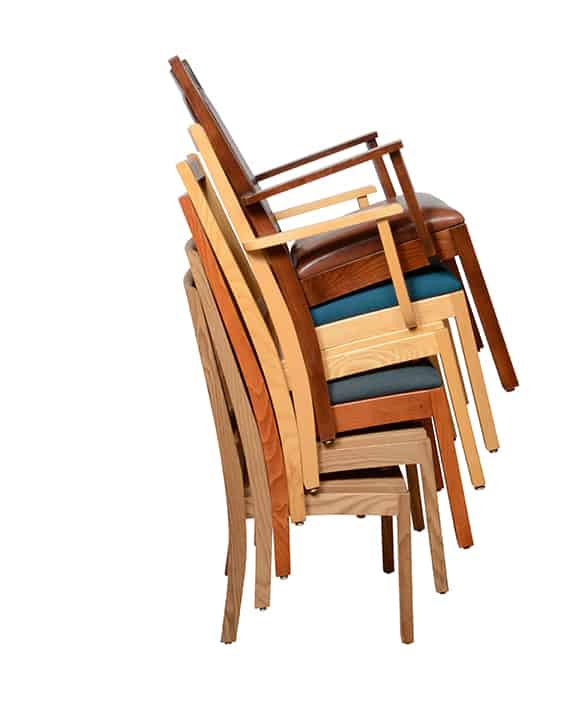 stackable chairs