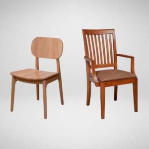 arm chair and side chair