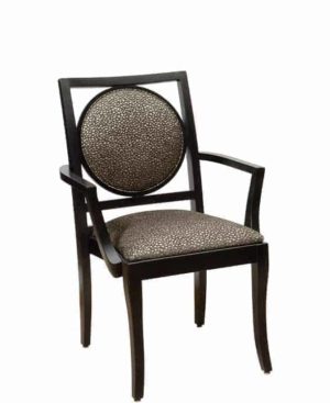 circle back chair by Eustis Chair