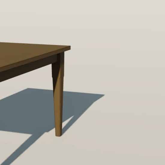 What is a table apron? Eustis Chair