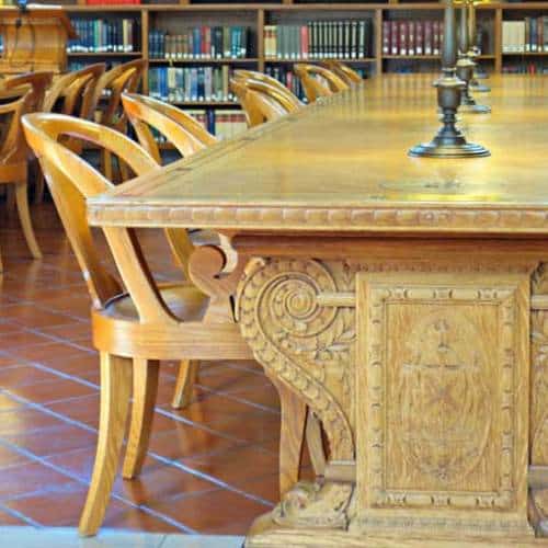 historical library chairs