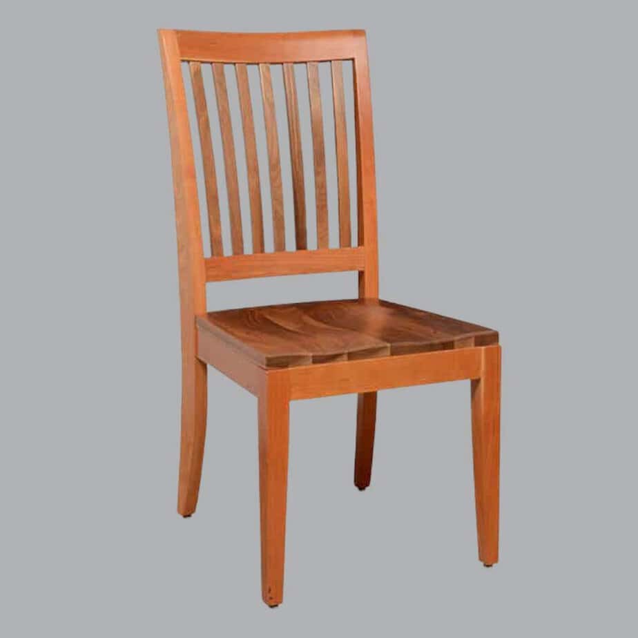 wooden library chair