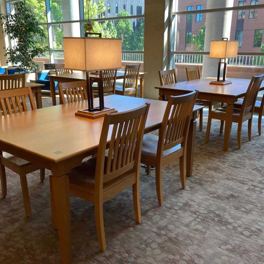 library chairs made in America