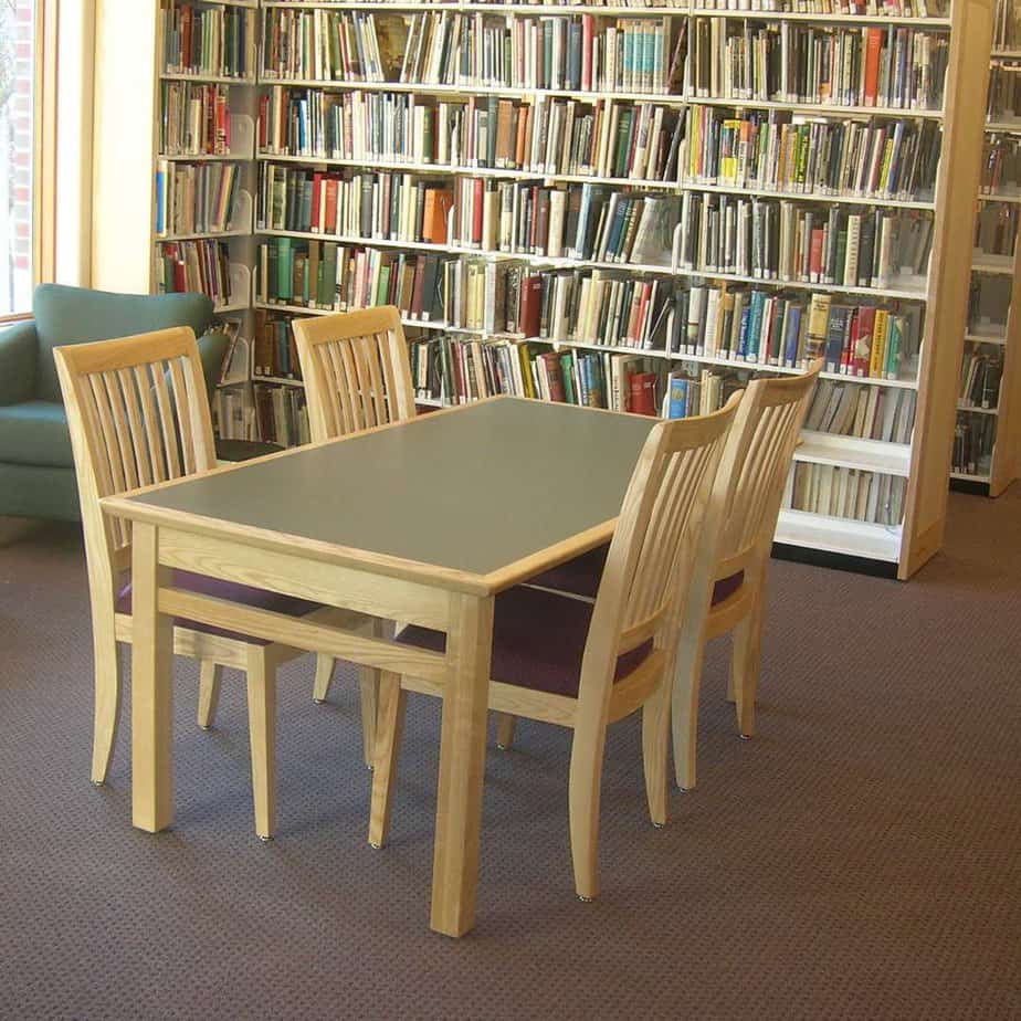 American-made library furniture