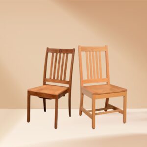 wooden chairs