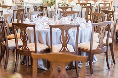 Woodstock Club chairs by Eustis Chair