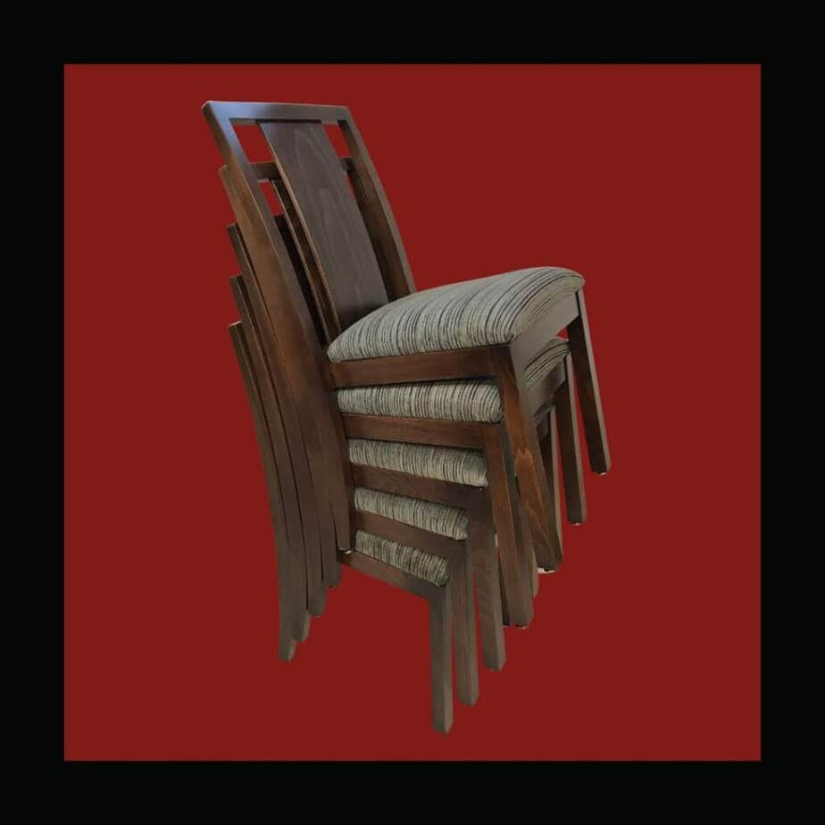 Stackable Wood Chairs for Funeral Homes