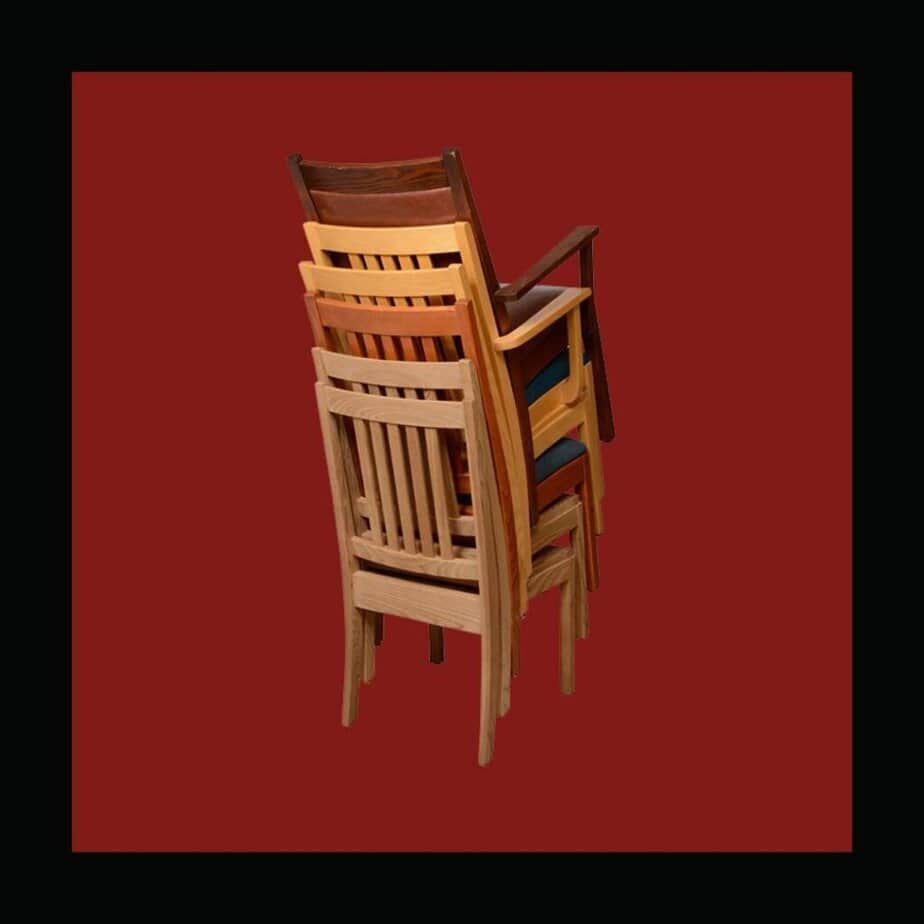 Stackable Wood Chairs for Funeral Homes