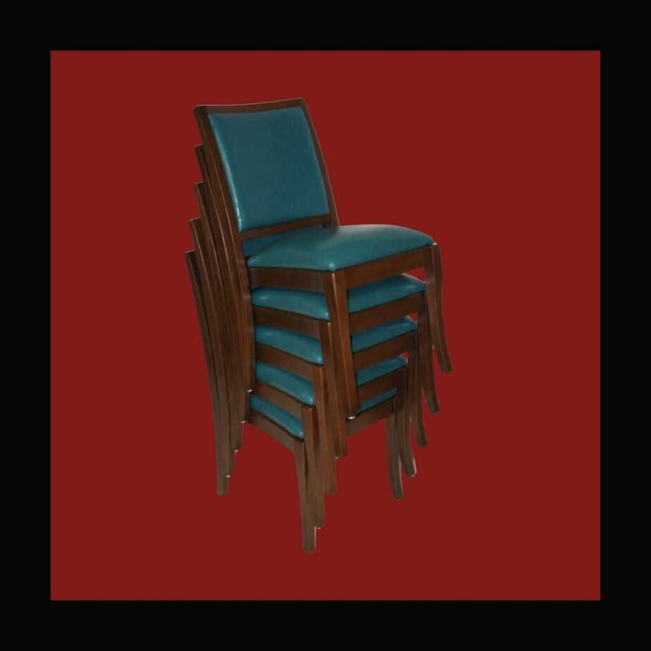 Stackable Wood Chairs for Funeral Homes