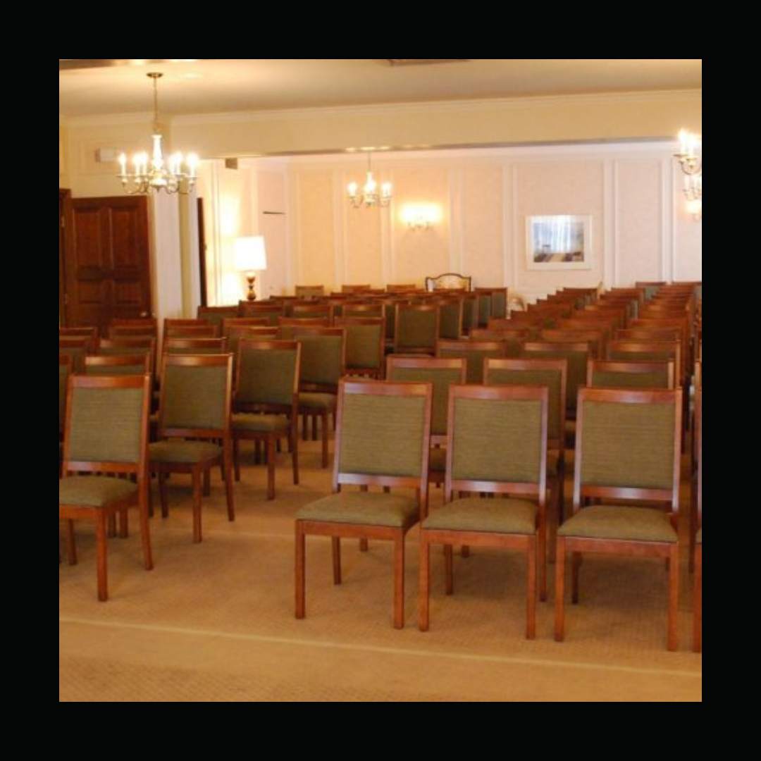 Stackable Wood Chairs for Funeral Homes