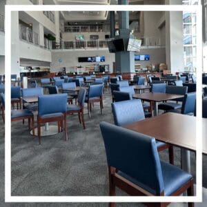 Private Club Stadium Seating: Custom Hardwood Chairs Built for Hospitality